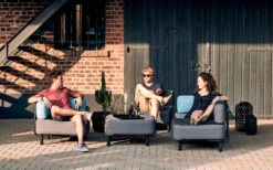 One Bar Element 2 Aufblasbarer Sessel / Sitzelement Light Grey / Green -Crespoy Geschaft 365735 2596813 3