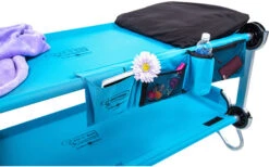 Disc-O-Bed Kid-O-Bunk Kinder Camping Stockbett Inkl. Seitentaschen Rot / Silber -Crespoy Geschaft 378641 2375573 1