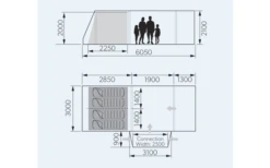 Dometic Rarotonga DA FTT 401 AIR TC LH Aufblasbares Driveaway Vorzelt 3 M Modell Links -Crespoy Geschaft 707879 4802012