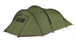 High Peak Falcon 4 LW Lightweight 4 Personen Tunnelzelt Aluminium Gestänge Olive/rot -Crespoy Geschaft 733376 4904132