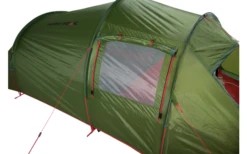 High Peak Falcon 4 LW Lightweight 4 Personen Tunnelzelt Aluminium Gestänge Olive/rot -Crespoy Geschaft 733379 4904138