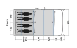 Outwell Avondale 4PA Tunnelzelt 11 Outwell Avondale 4PA Tunnelzelt -Crespoy Geschaft 748517 5009087